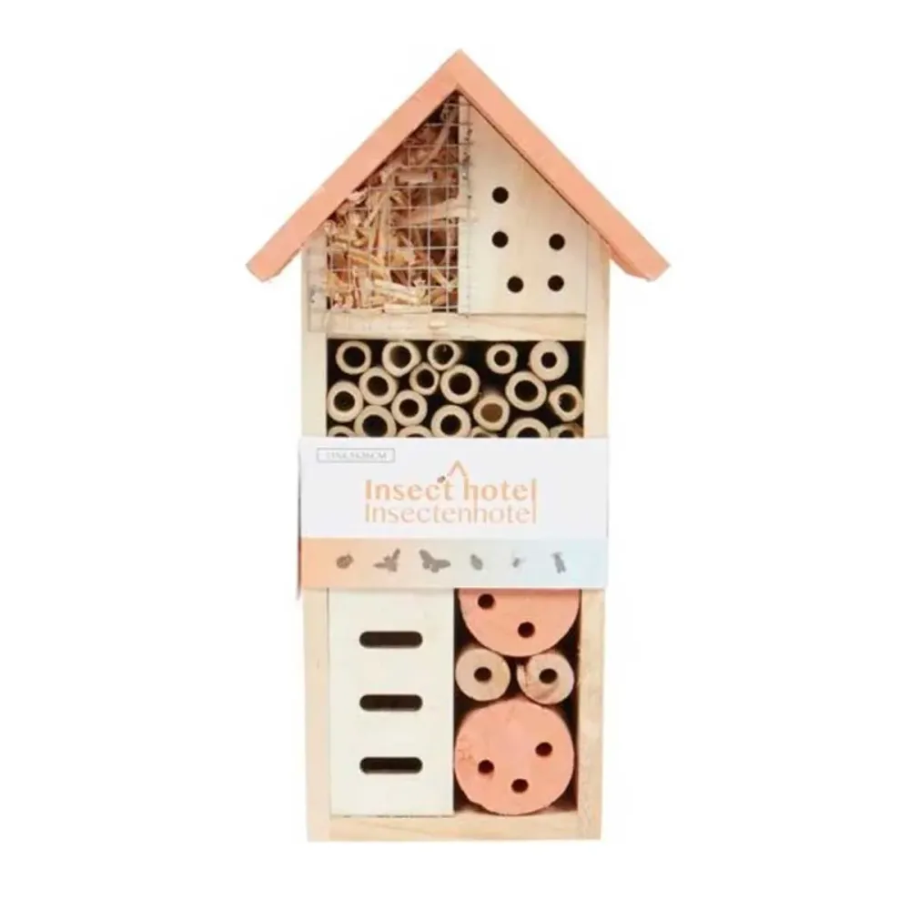 Casita de insectos para pared 26x13x8,5 cm Material Reciclado