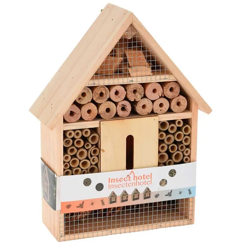 Casita de insectos para pared auténtico 30x22x9 cm