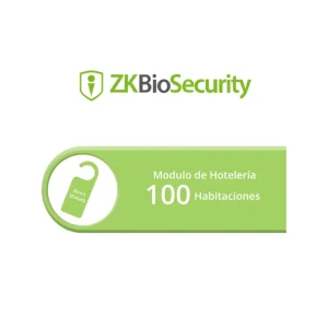Licencia para hotel ZKBiosecurity para 100 habitaciones Marca: ZKTeco Fácil de Limpiar