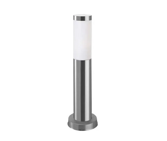 baliza para exterior metálico color gris serie koral 7.8cm