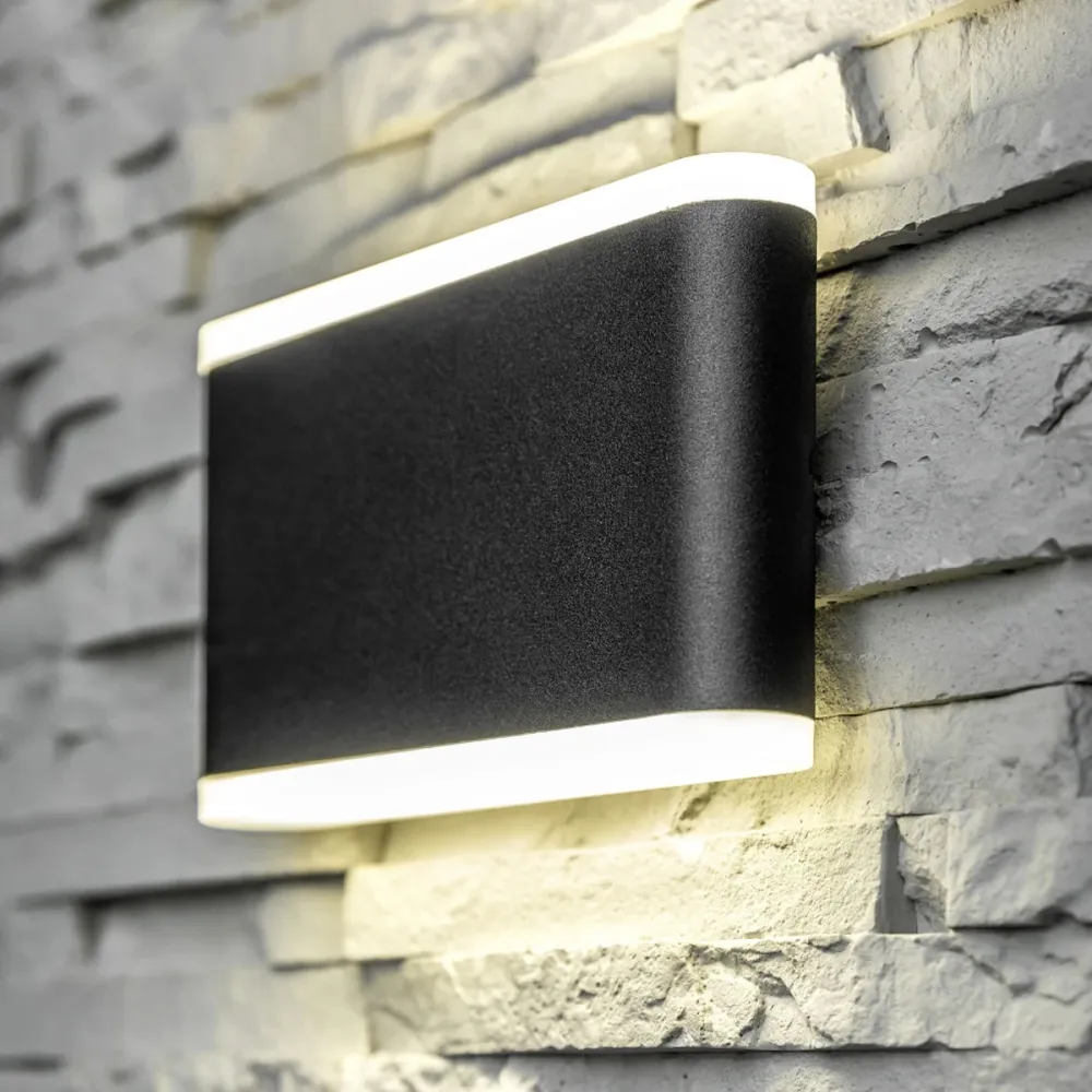 Cgc emilia aplique LED monocromo negro Pack de 6 Unidades