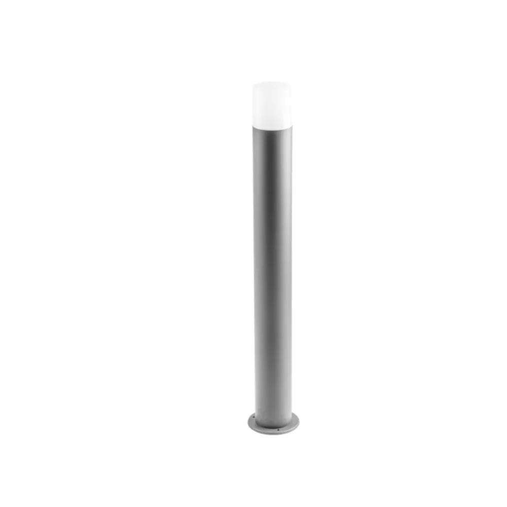 Cgc lighting Bolardo luminoso para exteriores, gris, E27, voluminoso