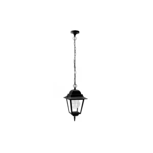 colgante para exterior aluminio color negro serie spica 21.5cm | Impermeable IP65 |