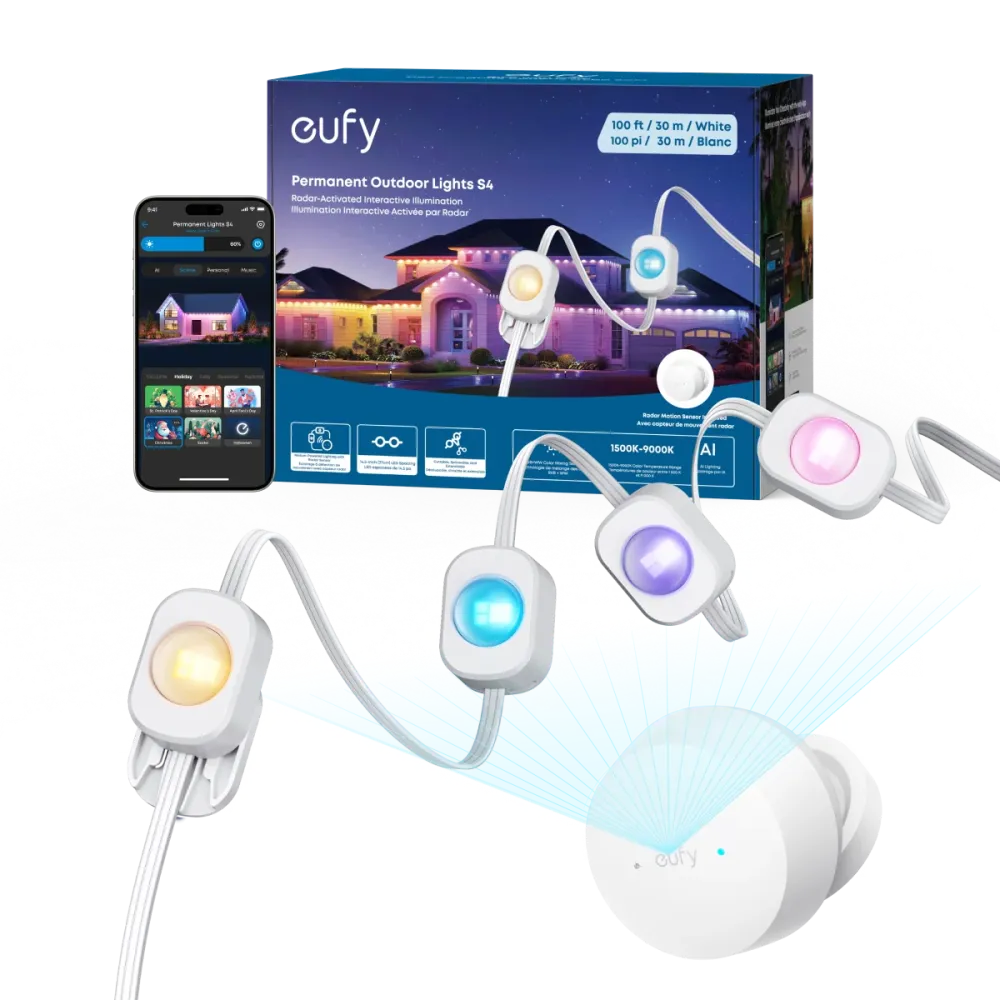 eufy Permanent Outdoor Lights S4 (30m 72 LED Lights)
