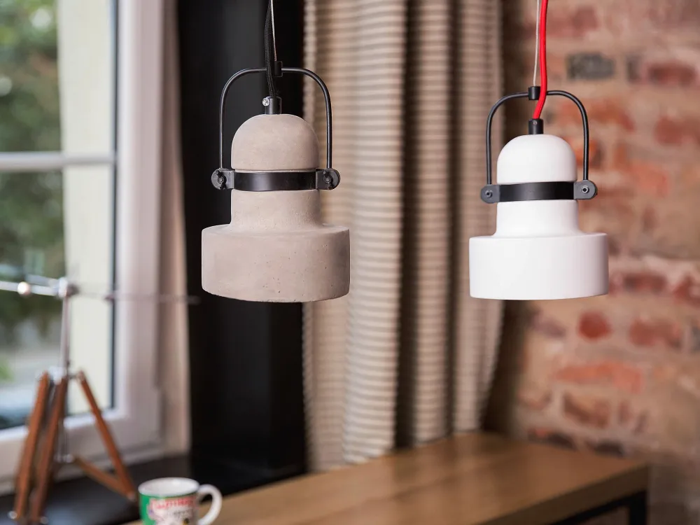 Foco con Sensor Lámpara de techo yeso blanco verde