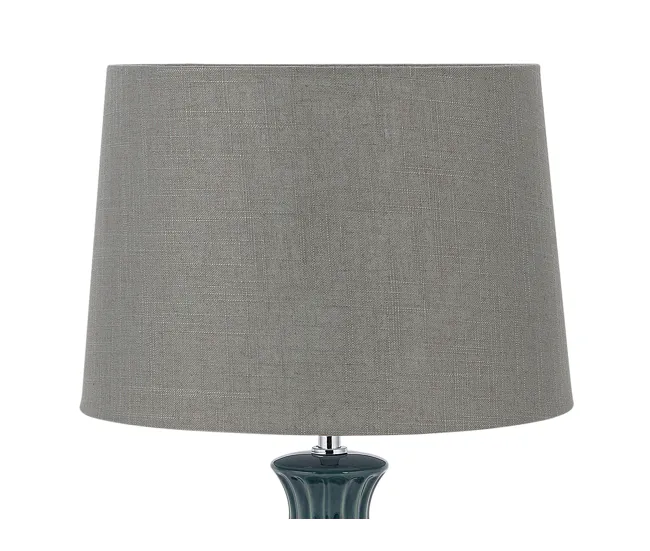 Foco Decorativo Lámpara de noche verde opaco SAMINA Beliani 35x35x59 cm