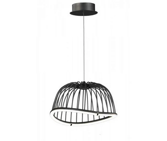 Lámpara Solar lampara de techo aluminio color negro serie celeste 41cm