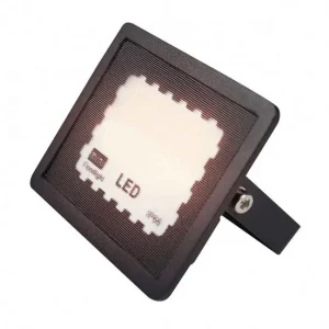 Lámpara Solar proyector aluminio color negro serie zircon 8cm