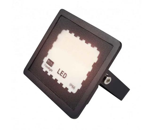 Lámpara Solar proyector aluminio color negro serie zircon 8cm