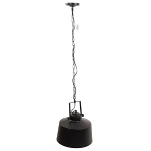 Lámpara de techo de metálico negro 29x29x25/114h cm