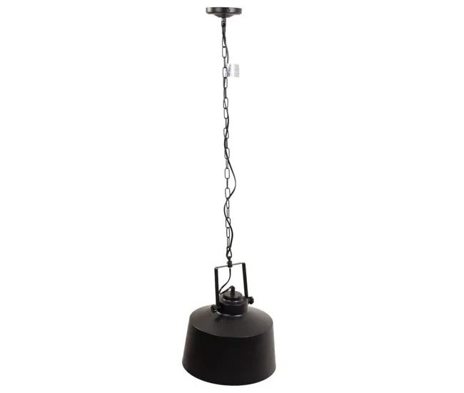 Lámpara de techo de metálico negro 29x29x25/114h cm