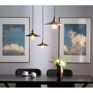Lámpara de techo negro/cobre SWIFT S para Árboles