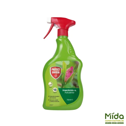 Insecticida contra pulgones, orugas y otros PROTECT GARDEN insecticida AL 750ml para Invernadero