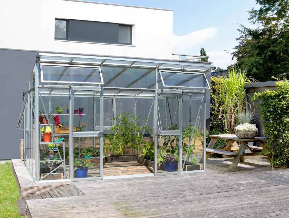 Invernadero - Afrodita 11,5m² Compatible con Sistemas de Riego Aluminio