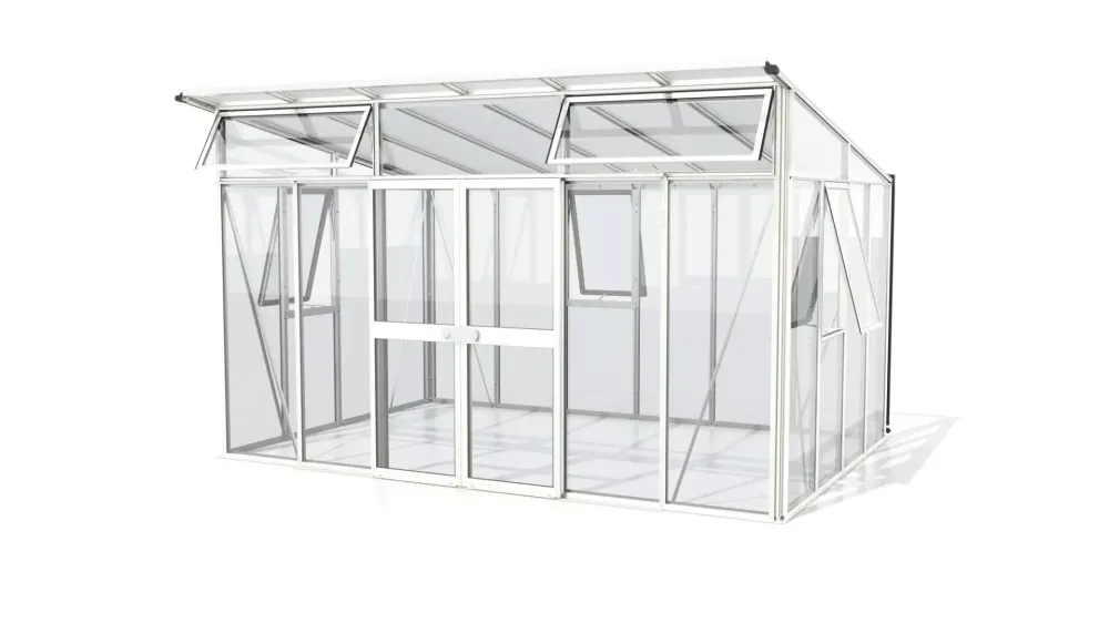 Invernadero - Afrodita 11,5m² Compatible con Sistemas de Riego Aluminio
