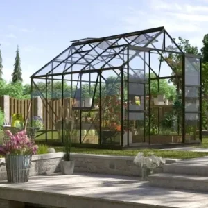 Invernadero - Júpiter 8,3m² Compatible con Sistemas de Riego Aluminio