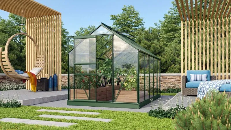Invernadero - Venus 6,2m² con 5 ños de Garantí Aluminio