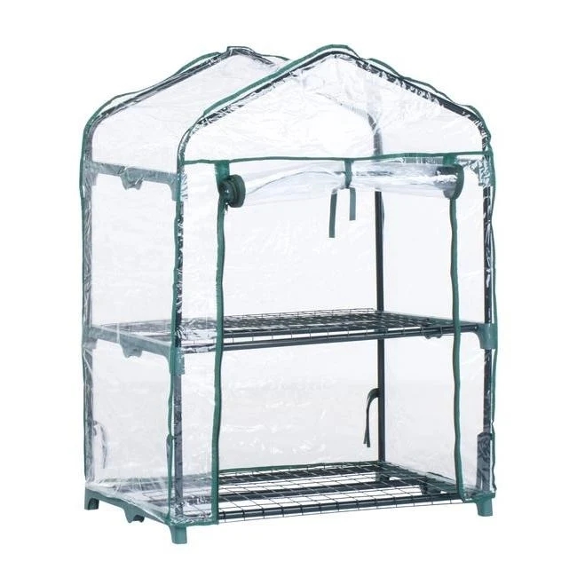 Reforzado para Exteriores Invernadero de balcón 2 estantes Biotop