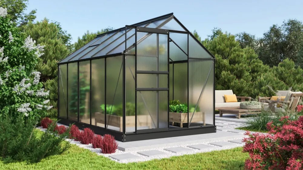 Reforzado para Exteriores Invernadero - Cometa 6,2m² Aluminio