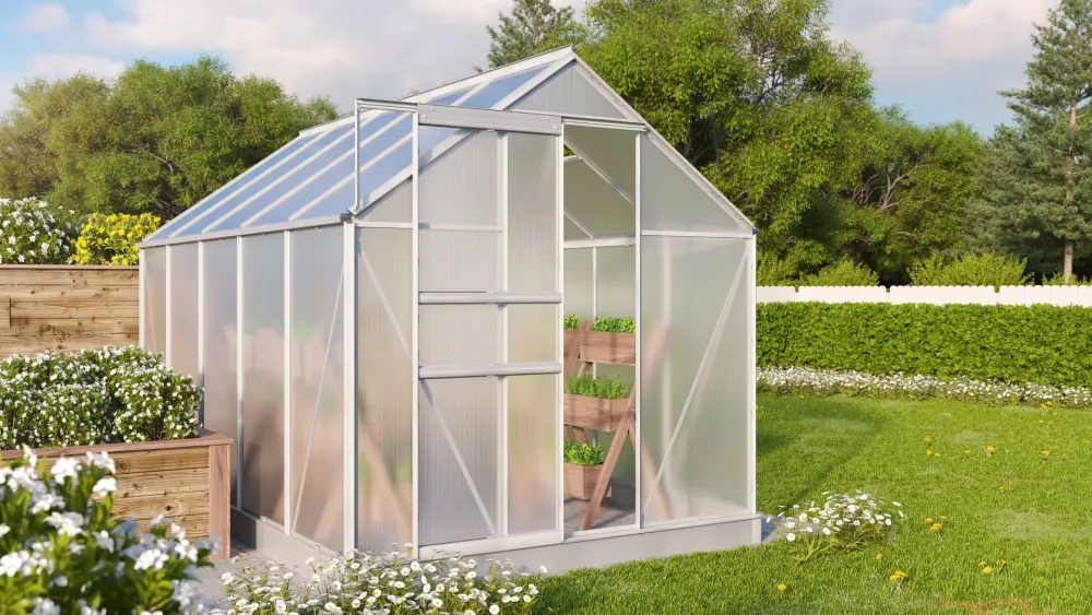 Reforzado para Exteriores Invernadero - Cometa 6,2m² Aluminio