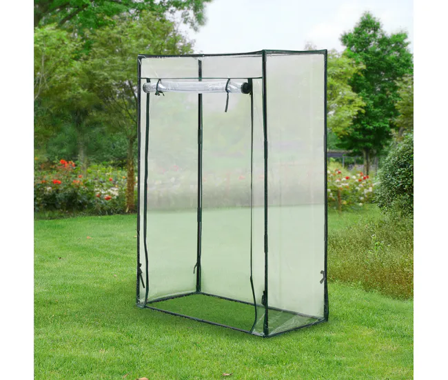 Invernadero de jardín Terzigno acero PVC 100x50x150 cm transparente con Garantí de 2 ños