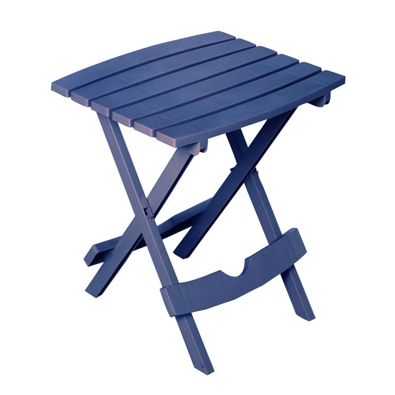 Mesa auxiliar plegable rectangular de resina azul patriótico Adams Quik-Fold - Oferta de la semana