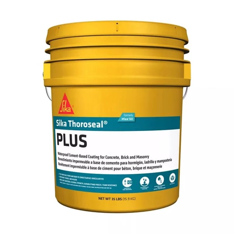 Sellador de revestimiento impermeable base de cemento blanco MasterSeal de BASF, 35 lb, cobertura de 300 pies cuadrados