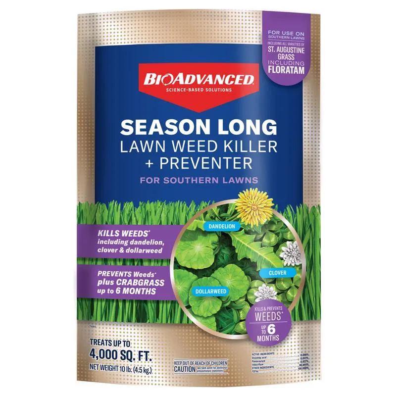Herbicida y preventivo en gránulos BioAdvanced Season Long, 10 lb
