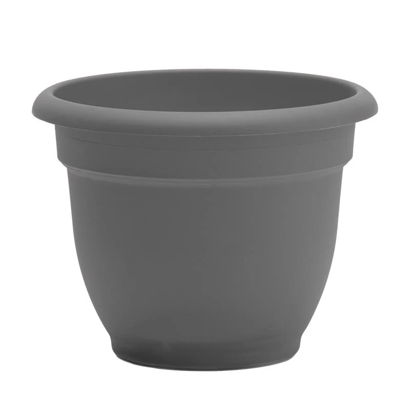 Maceta Ariana de poliresina Bloem de 25 cm de diámetro, color carbón - Oferta de la semana