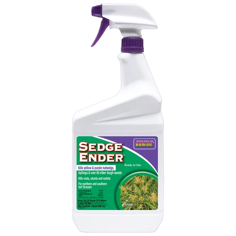 Herbicida Bonide Sedge Ender Nutsedge, líquido listo para usar, 32 oz