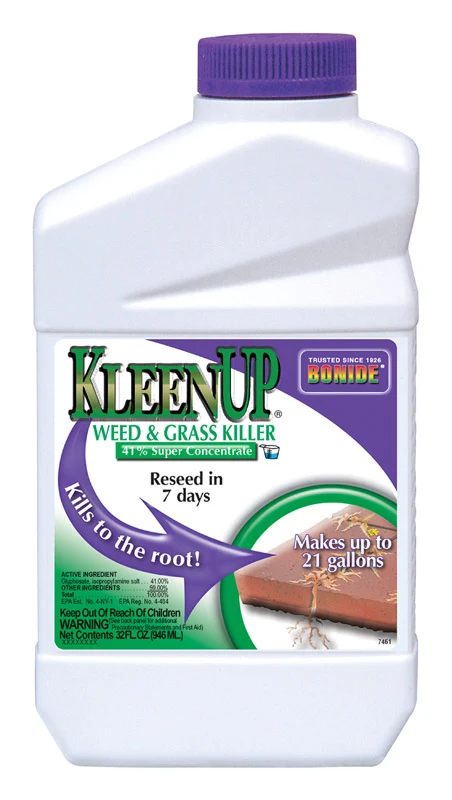 Herbicida y eliminador de malezas KleenUp, concentrado de 947 ml Bonide