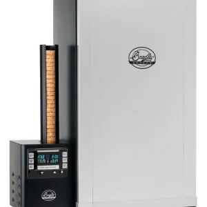 Ahumador eléctrico para patio Bradley Smoker, color plateado