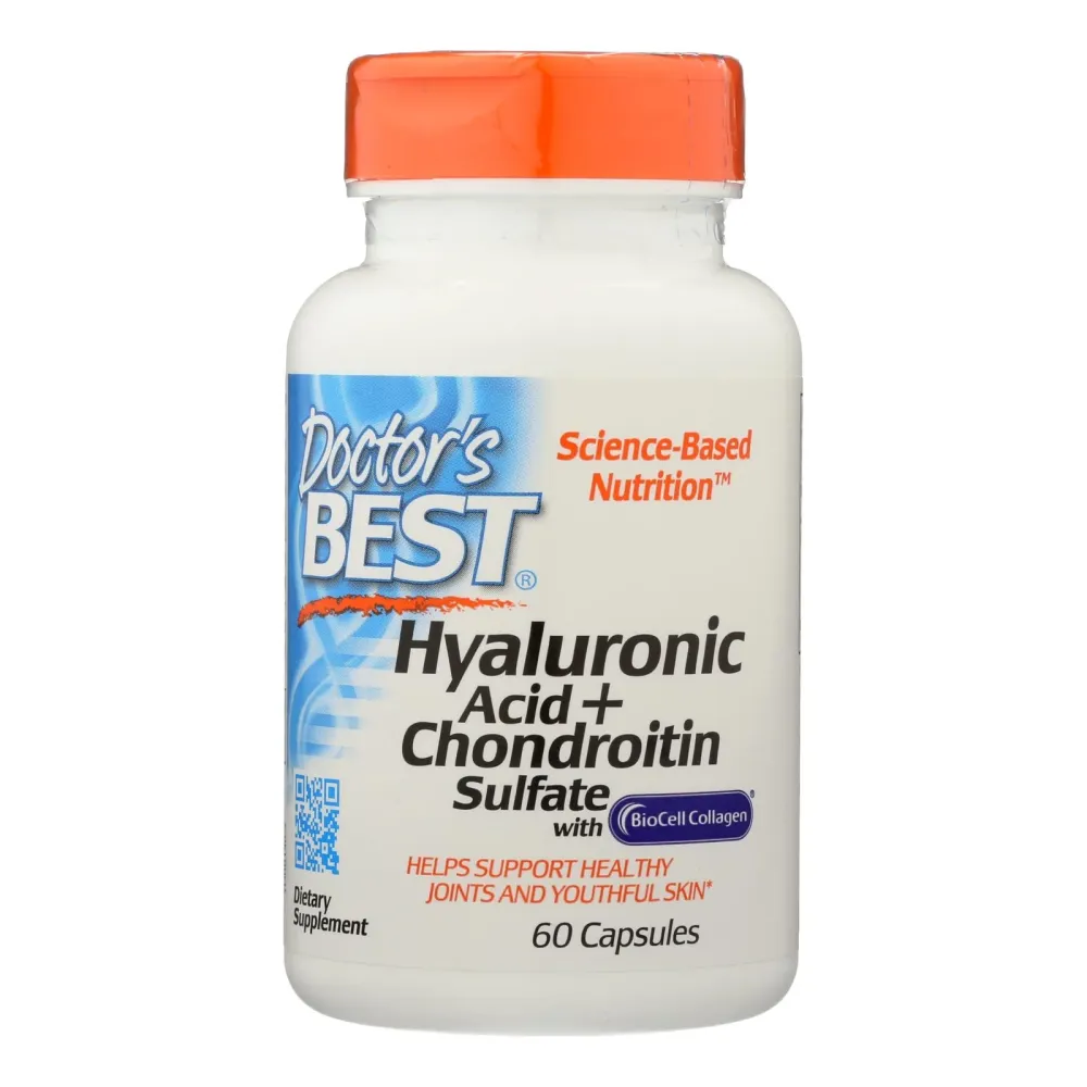 Doctor's Best - Ácido hialurónico Chondr - 1 unidad - 60 cápsulas