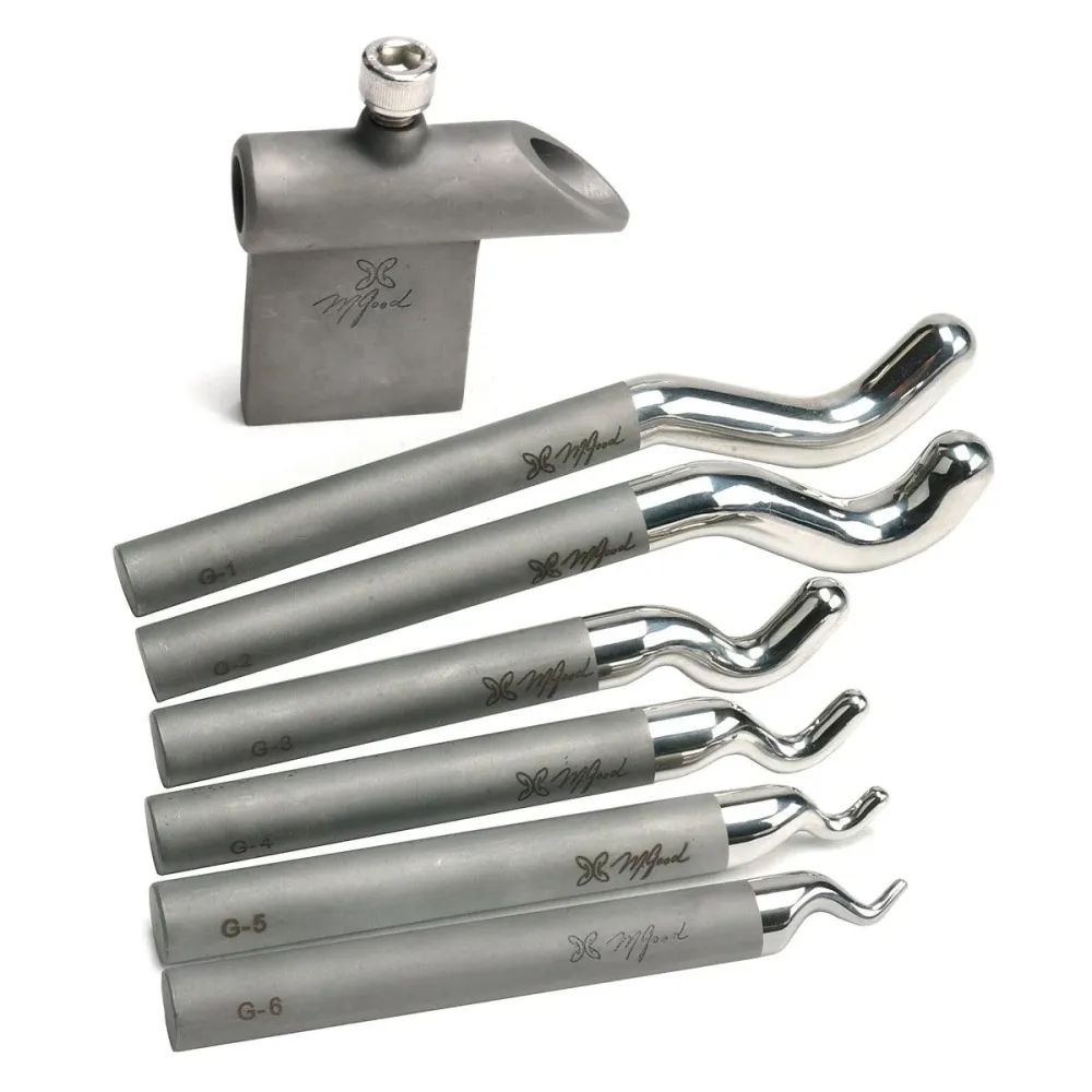 Fretz - Michael Good Hook Stakes - Kit de 6 estacas y soporte para estacas