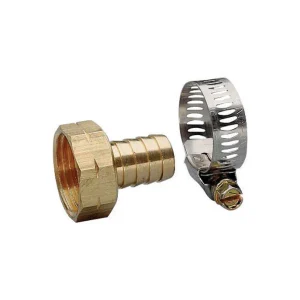 Accesorio de reparación de manguera reutilizable con rosca hembra de latón de 3/4 pulg. de Gilmour