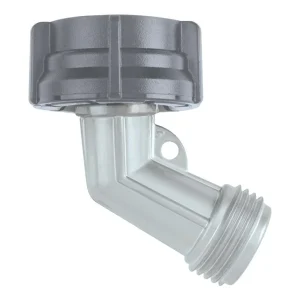Adaptador de manguera de cuello de cisne roscado de zinc Gilmour (paquete de 12).