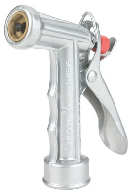 Boquilla de pistola de tamaño mediano con empuñadura de zinc y vástago de polímero Gilmour 805642-1011