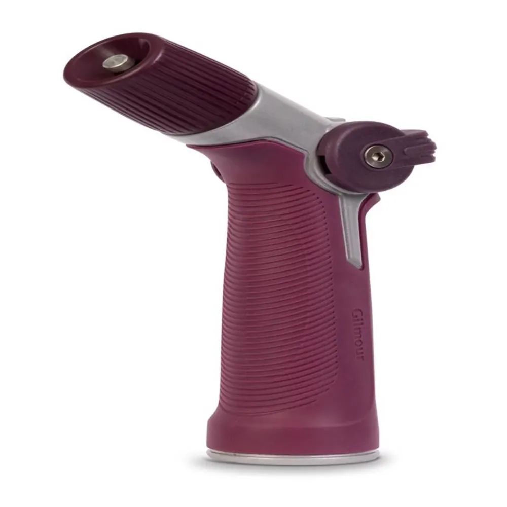 Boquilla de riego de metal multipatrón ajustable Gilmour de 7 patrones