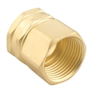 Conector de manguera giratorio doble hembra con rosca de latón Gilmour de 3/4 pulg. - Oferta de la semana
