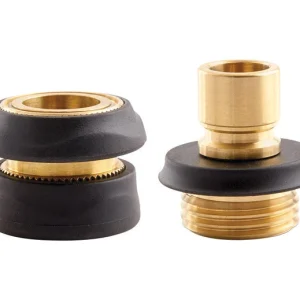 Gilmour Brass Male/Female Quick Connector Faucet Set - Deal Week