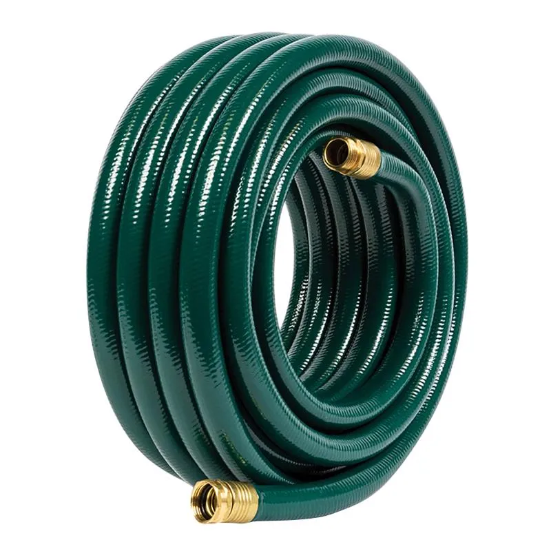 Manguera gris de alta resistencia Gilmour Flexogen de 3/4 pulg. de diámetro x 50 pies de largo