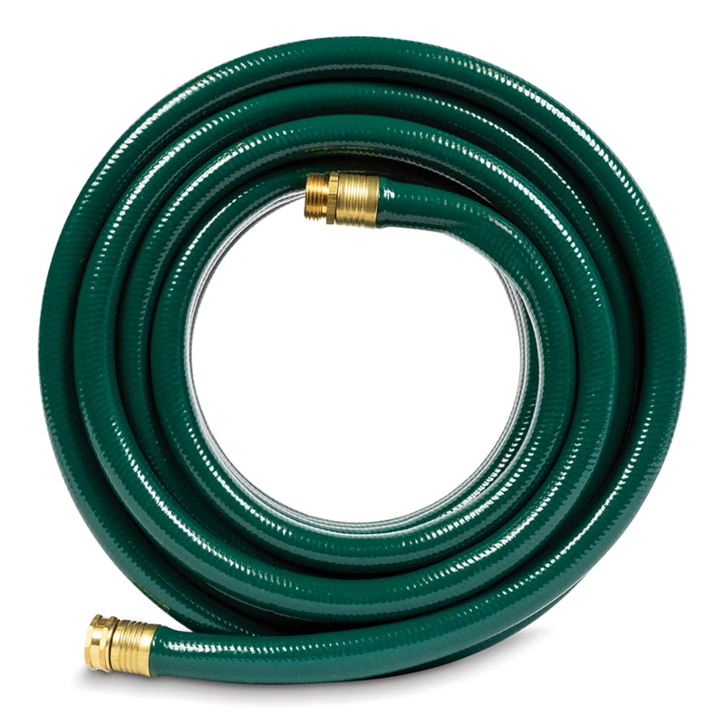 Manguera gris de alta resistencia Gilmour Flexogen de 3/4 pulg. de diámetro x 50 pies de largo