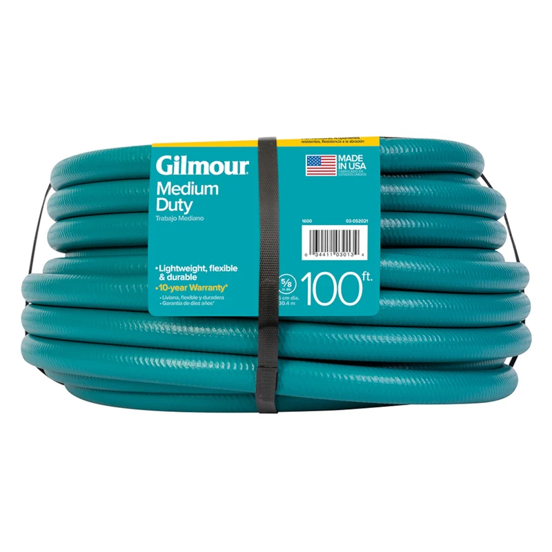 Manguera verde premium Gilmour de 5/8 pulg. de diámetro x 100 pies de largo - Oferta de la semana