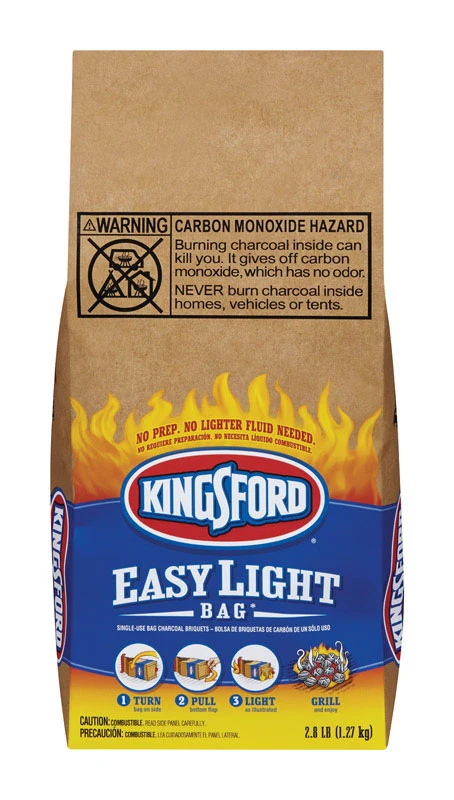 Briquetas de carbón Kingsford Easy Light Original, 2,8 lb.