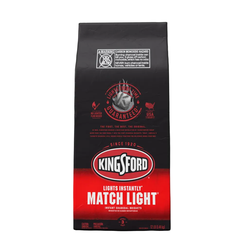 Briquetas de carbón para encender cerillas Kingsford Match Light de 12 lb
