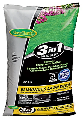 3 en 1 herbicida y fertilizante para prevenir el pasto de cangrejo, cobertura de 5000 pies cuadrados Knox Fertilizer Compa...