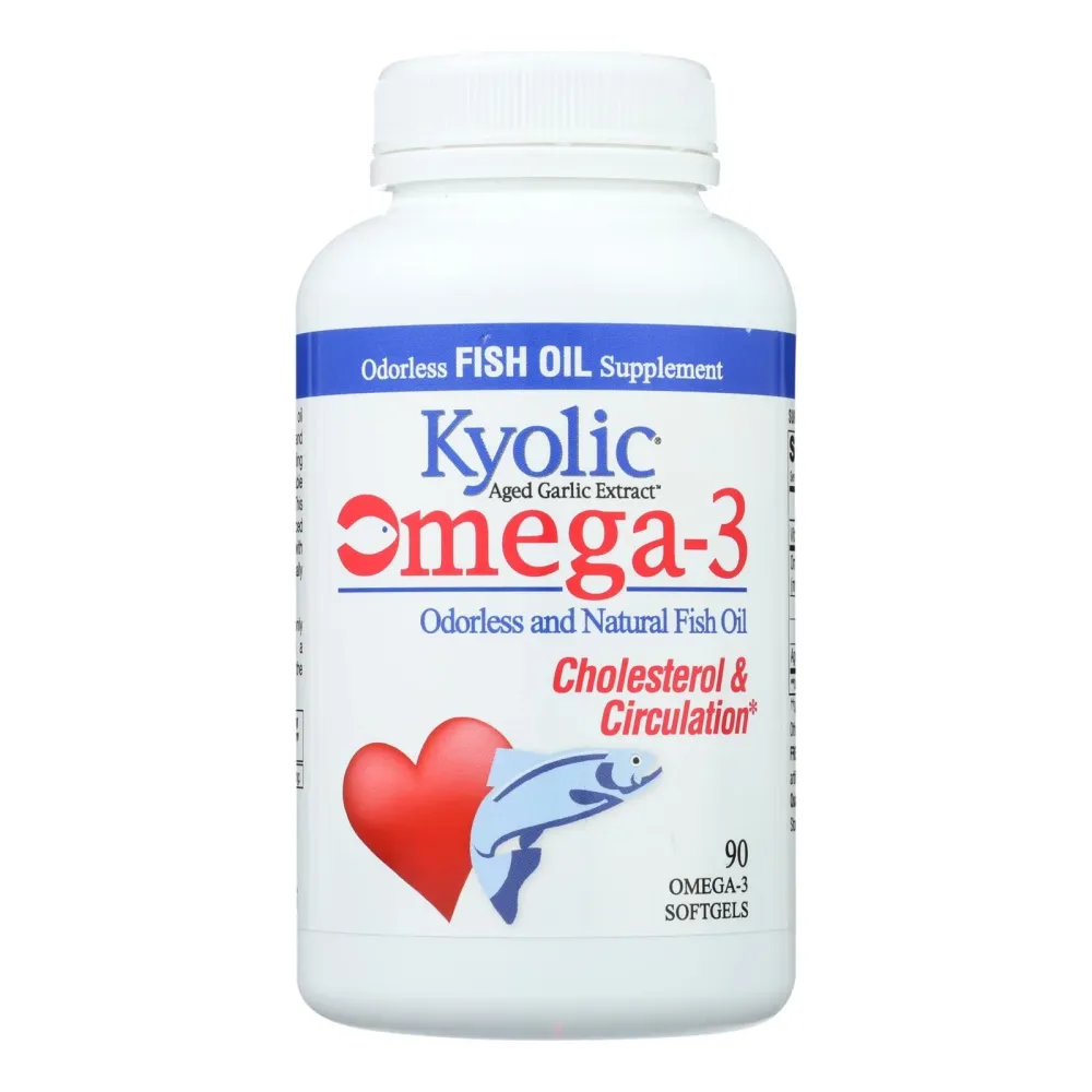 Kyolic - Extracto de ajo ñejado EPA cardiovascular - 90 cápsulas blandas