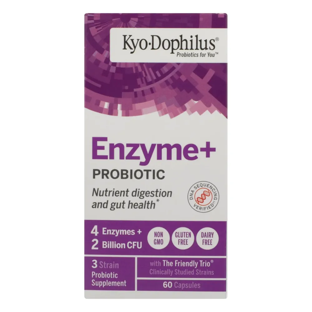 Kyolic - Kyo-Dophilus con enzimas digestivas - 60 cápsulas