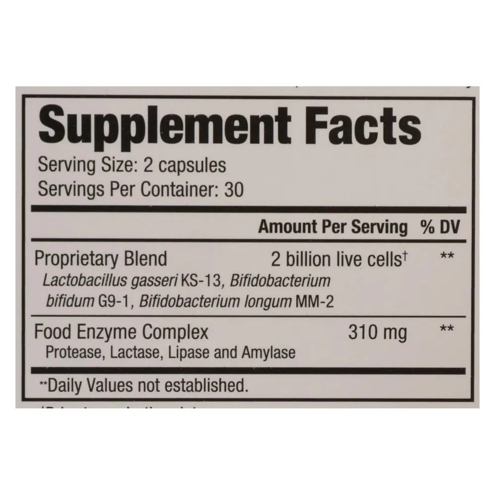 Kyolic - Kyo-Dophilus con enzimas digestivas - 60 cápsulas