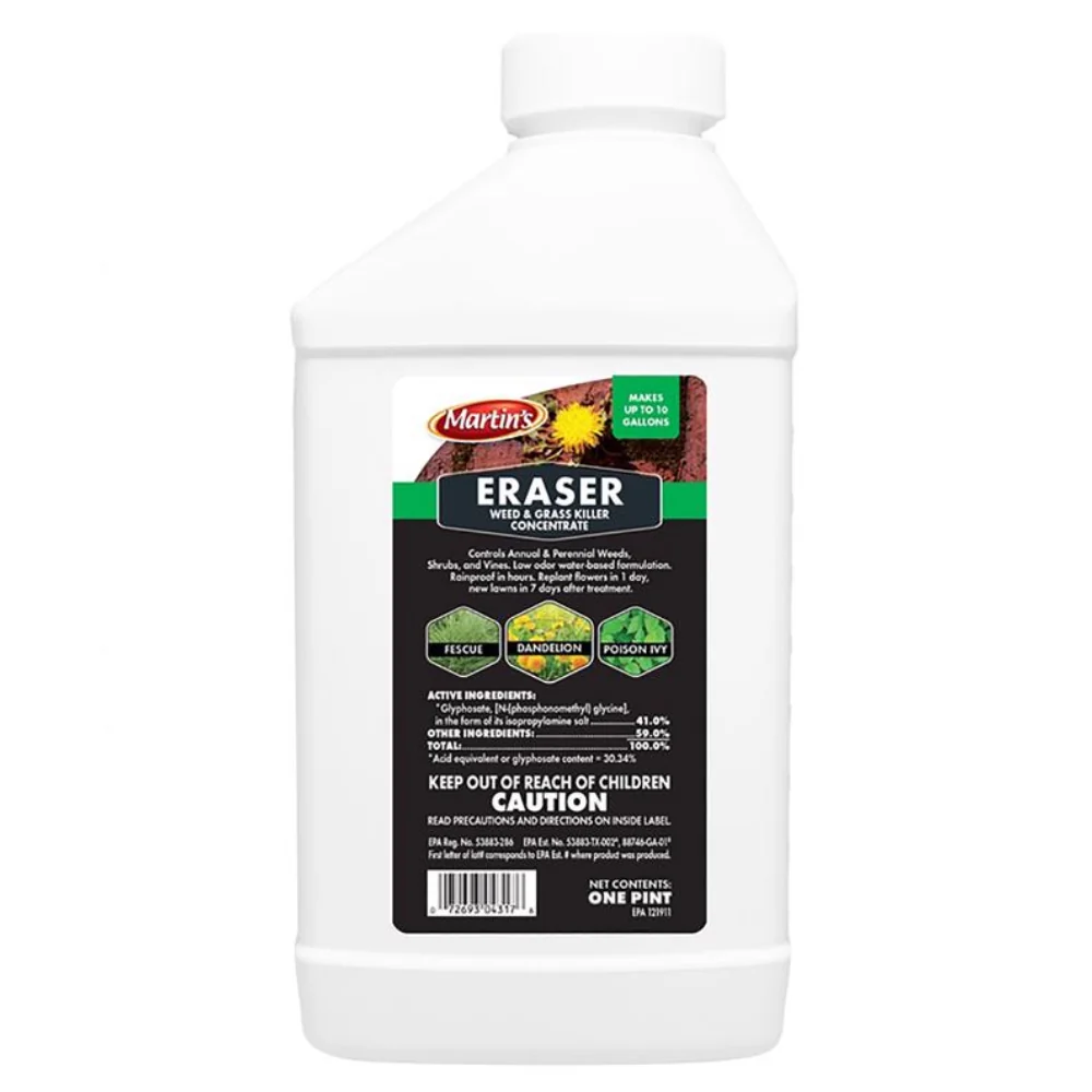 Herbicida concentrado para vegetación Martin's Eraser, 1 pt